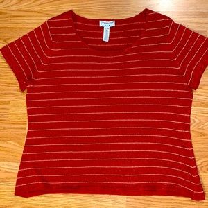 COVINGTON Red and gold sweater XL.